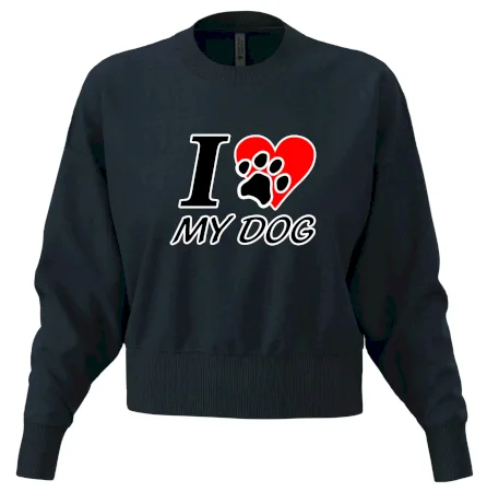 I love my dog - nápis