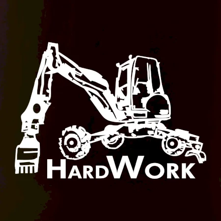 Hard Work kráčajúce rýpadlo