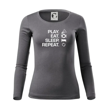 Play Eat Sleep Repeat badminton