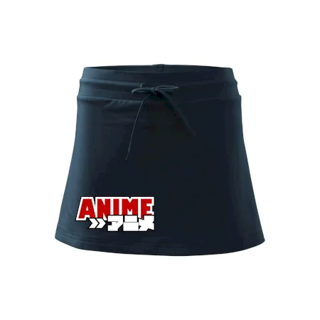 Anime nápis červený