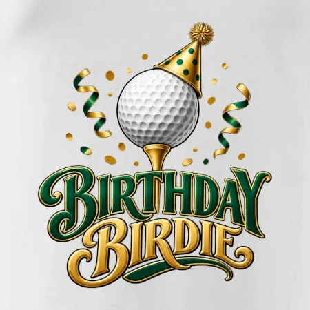 Narozeninové birdie s golfovým míčkem