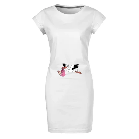 Bocian a bábätko - dievča (Hana-creative)