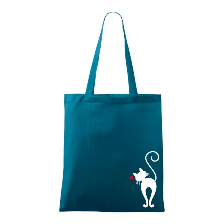 Zamilovaná mačka zozadu