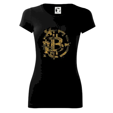 Logo bitcoin puzzle