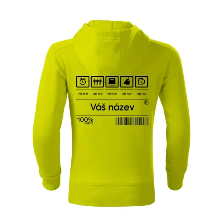 Čárový kód - Vlastní text
