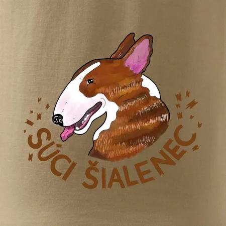 Bulterier Súci šialenec (Pecka design)