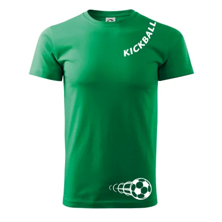 Kickball nápis šikmo