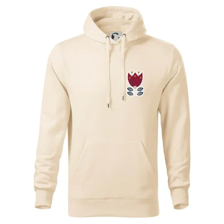 Folklór na prsníku kvetina štvorlistá