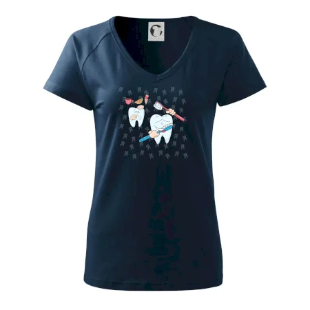 Zubárske tričko - kefka a jedlo