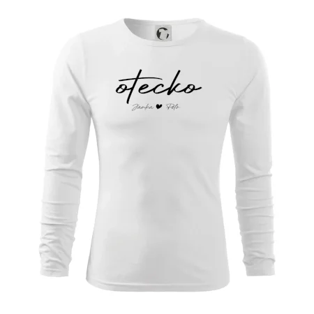 Otecko - tričko s menami deti