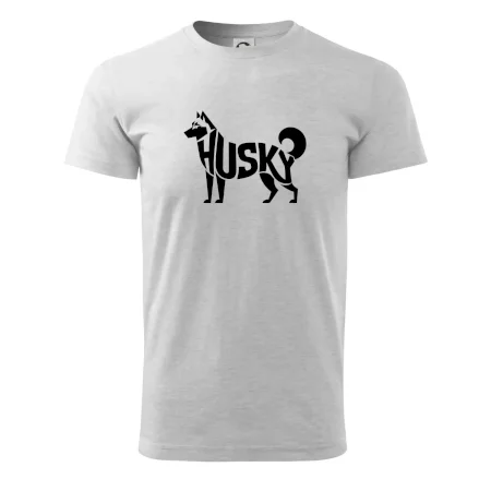 Husky nápis v tele