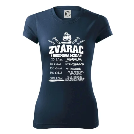 Hodinová mzda zvárač