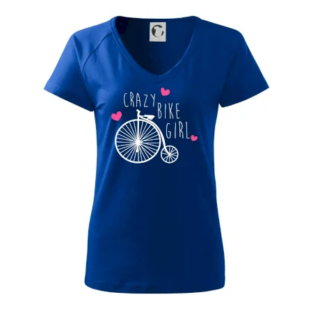 Crazy bike girl