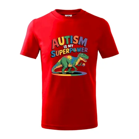 Stojící Rex Autism is my superpower