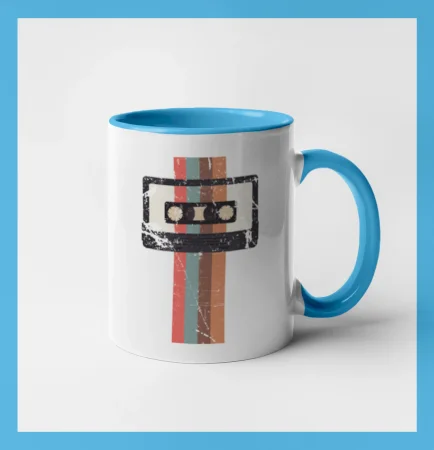 Retro kazeta - pruhy