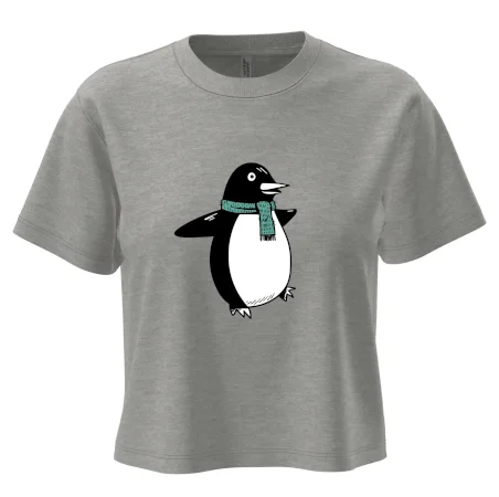 Tučniak so zeleným šálom