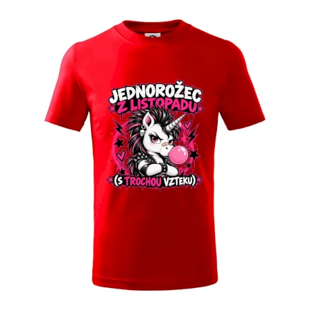 Novembrový punkový jednorožec s čírom