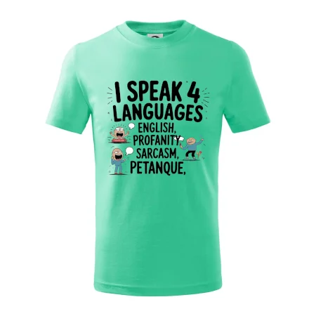 I speak 4 language - Petanque