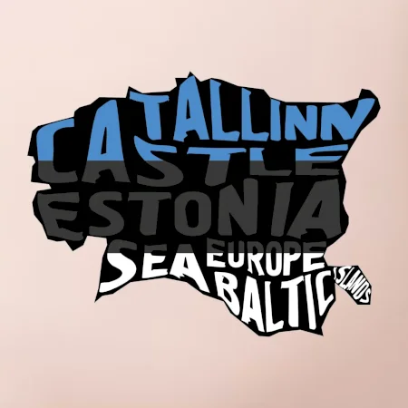 Mapy - názvy miest - Estónsko