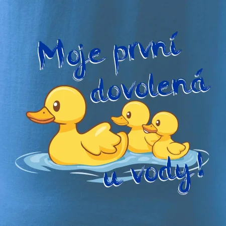 Moje první dovolená u vody - sourozenci