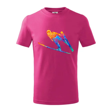 Skokan na lyžiach splash