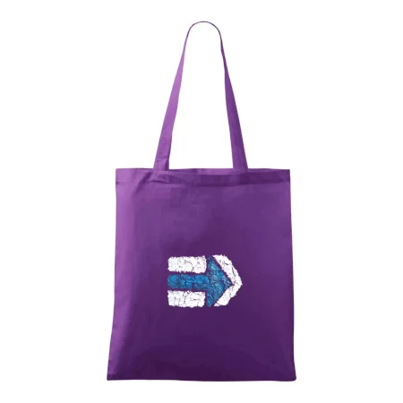 Párová turistická značka modrá