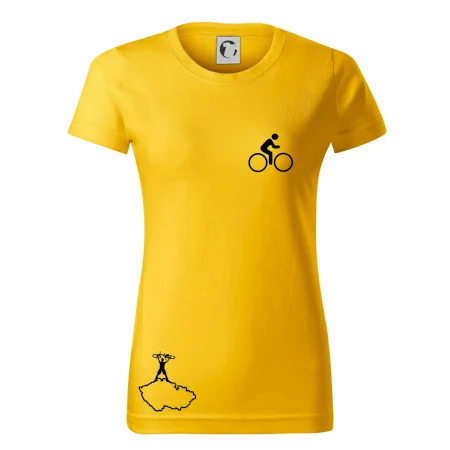 Mapa ČR + kolo na prsu