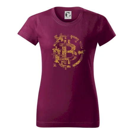 Logo bitcoin puzzle