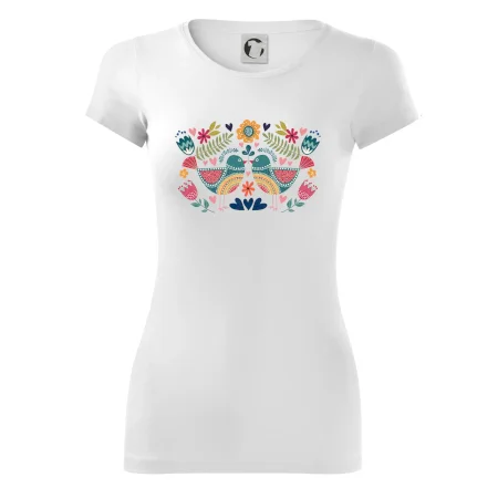 Folklór - dva farebné vtáčiky