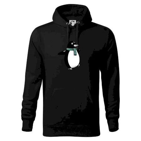 Tučniak so zeleným šálom