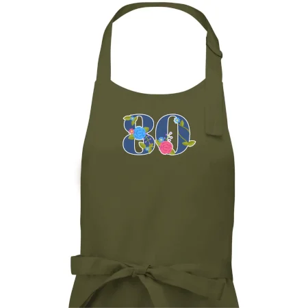 Kvetinové číslo kreslené - 80