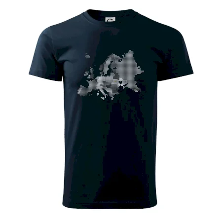 Mapa Európy - srdce v Ukrajine