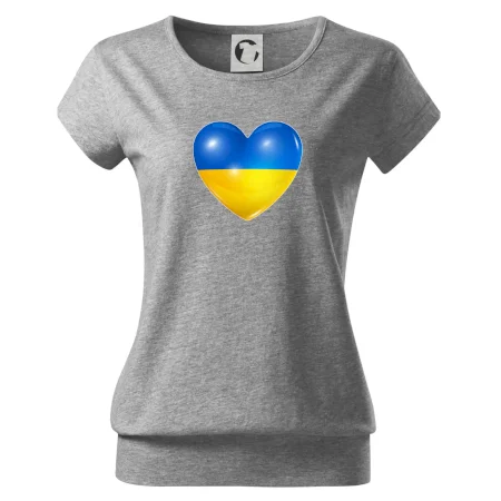Ukrajina srdce vlajka