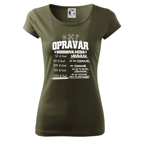 Hodinová mzda - opravár