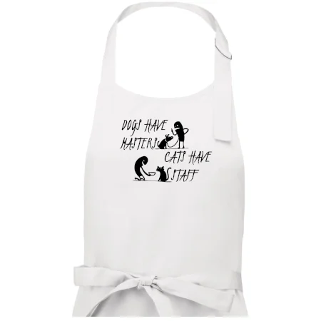 Dogs have masters, cats have staff