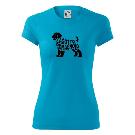 Lagotto romagnolo nápis v tele