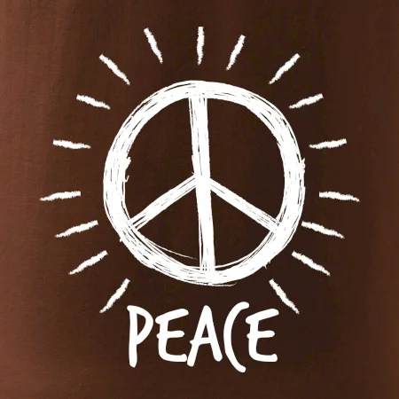 Peace symbol čiernobiely