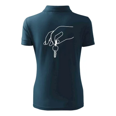 Kľúče a ruka jedným ťahom