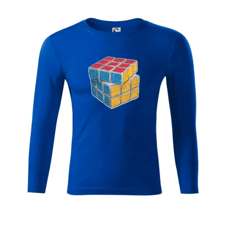 Rubikova kocka kreslená