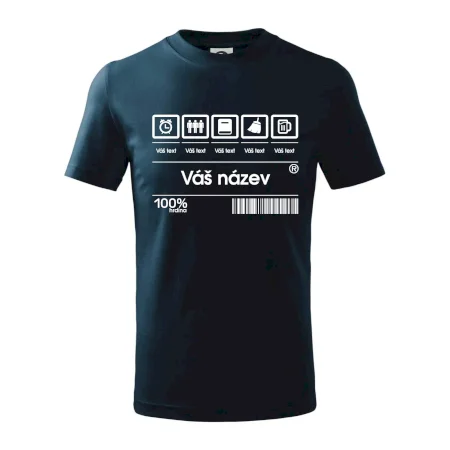 Čárový kód - Vlastní text