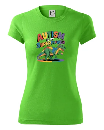 Stojící Rex Autism is my superpower