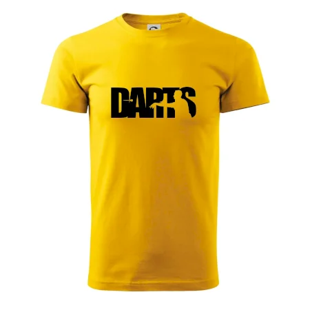 Darts - nápis so šípkarom
