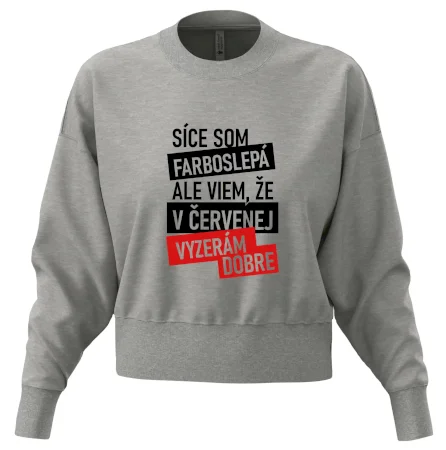 Síce som farboslepá, ale viem, že v červenej vyzerám dobre