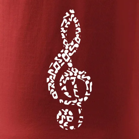 Husľový kľúč z nôt