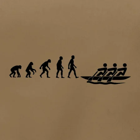 Evolúcia veslovanie 3 ľudia