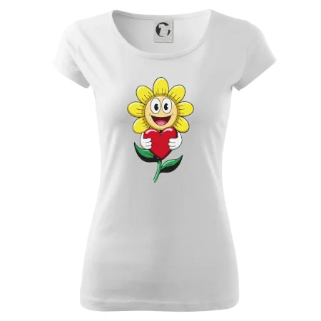 Parové tričko - Včela a kvetina