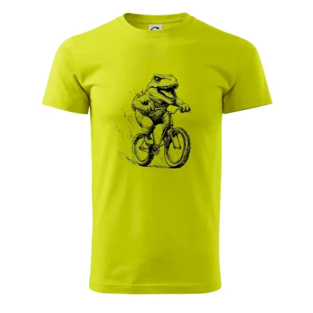 Naštvaný Dinosaurus na bicykli