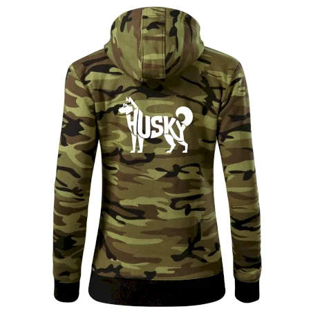 Husky nápis v tele