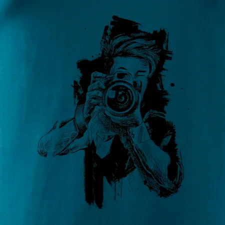 Fotograf kreslený ceruzkou