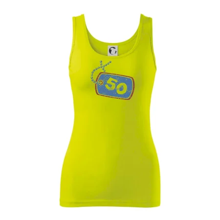50 na krku štítok